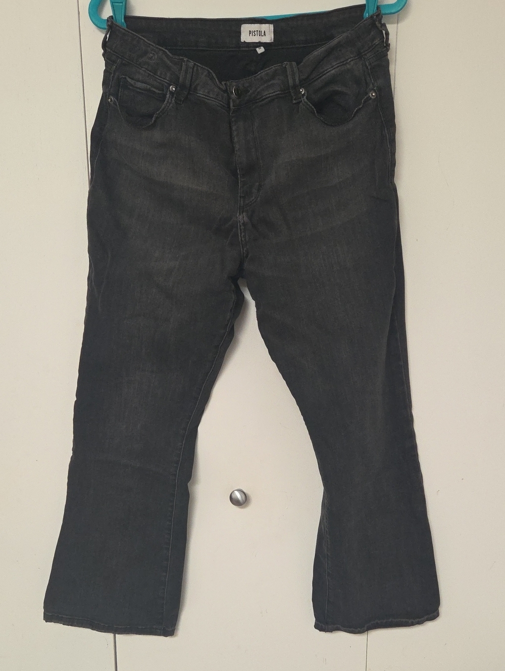 pistola Men’s Dark Gray Bootcut Jeans